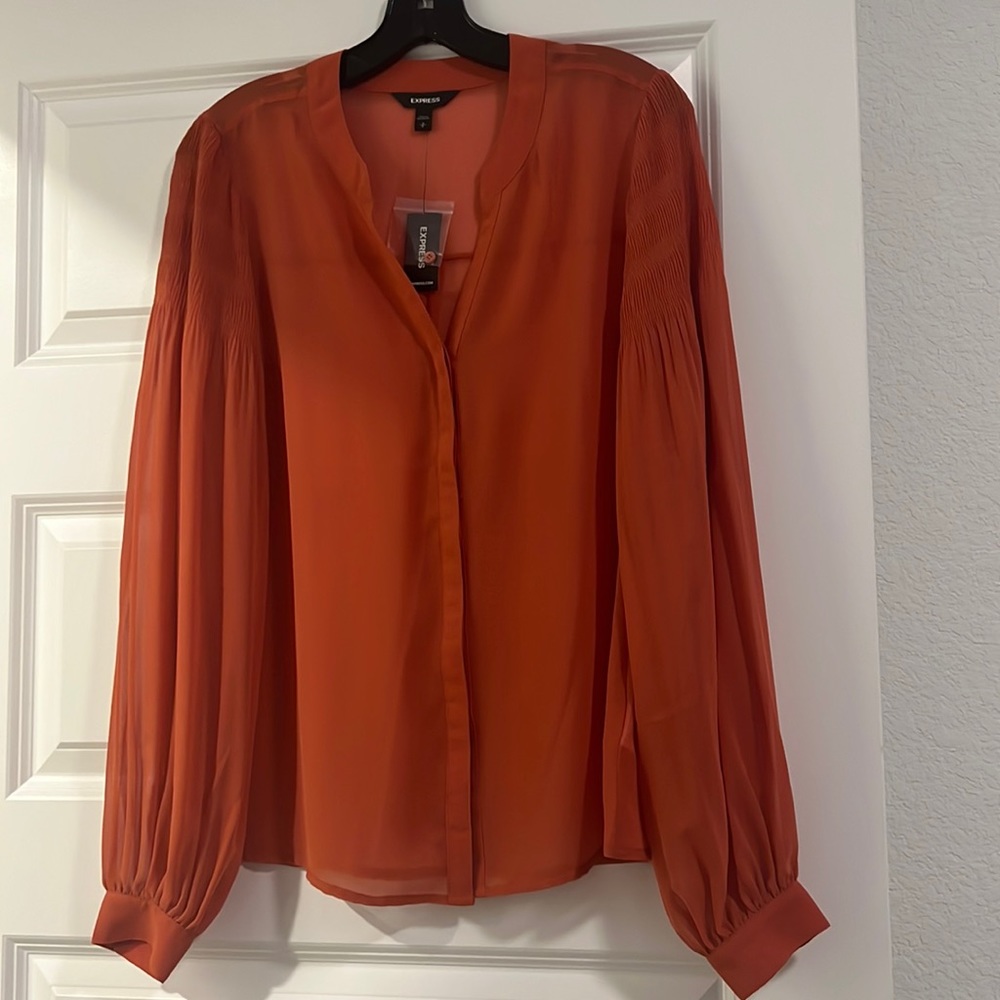 Express Sheer top size - Small- NWT